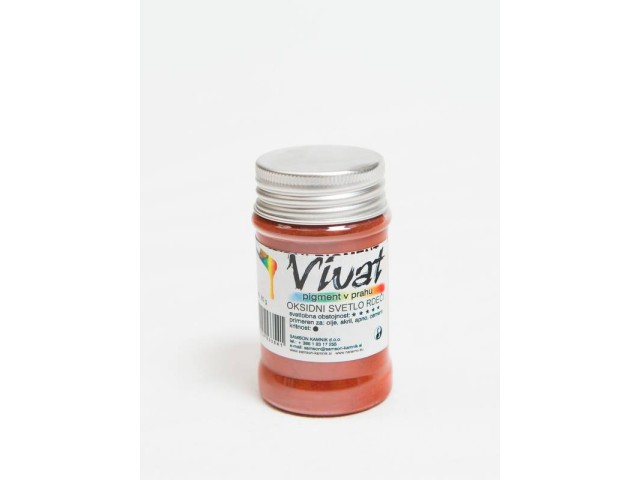 VIVAT oksidni/anorganski pigment SVETLO RDEČ 80g