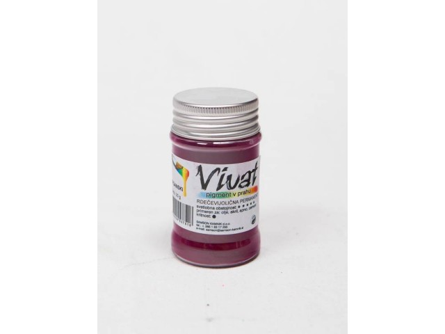 VIVAT organski pigment RDEČEVIJOLIČEN permanent 30 g