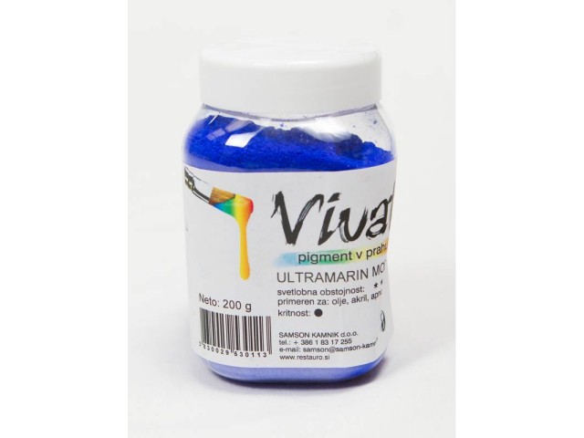 VIVAT oksidni/anorganski pigment ULTRAMARIN MODER 200 g