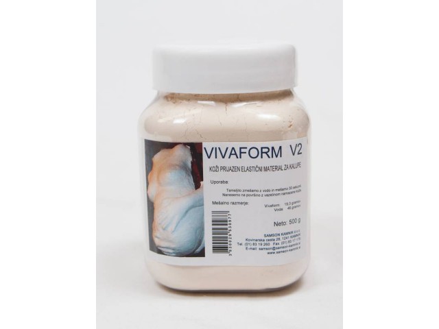 VIVAFORM V2 prah za odlitke s kože 500 g