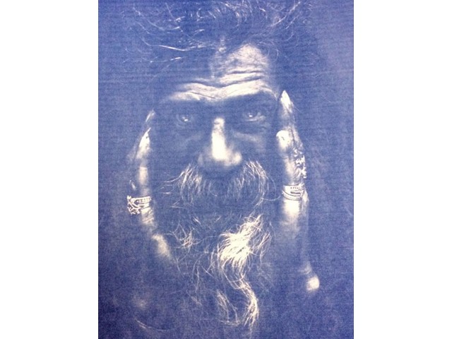 Indigo print