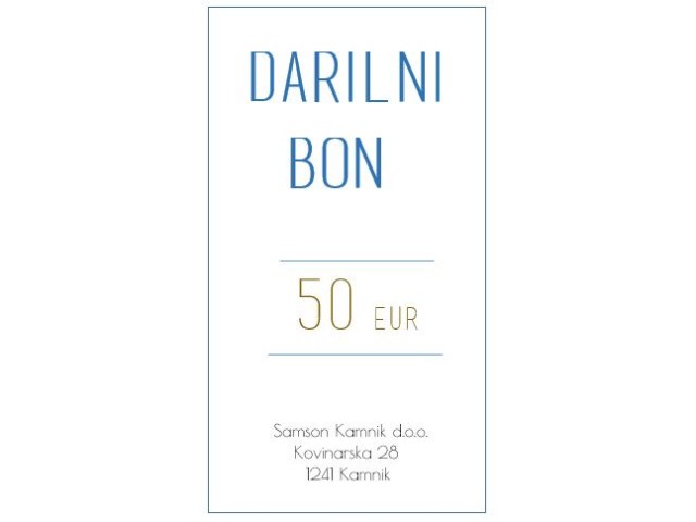 DARILNI BON 50 EUR