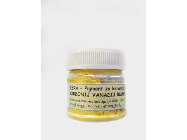 KERA Underglaze pigment VANADIUM ZIRCONIUM YELLOW 161 30 g