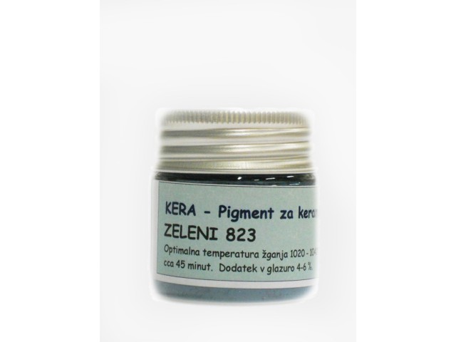 KERA- Pigmant KOBALT ZELEN  823   30 g