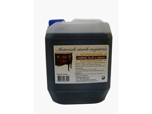 LINSEED OIL with driers 5 l