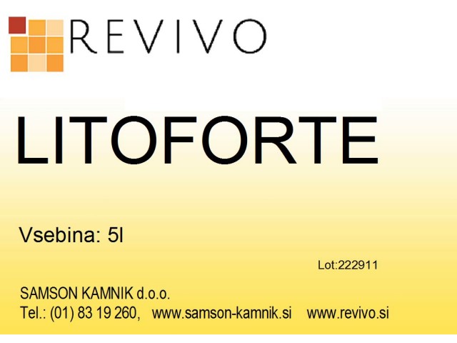 LITOFORTE Litijevo vodno steklo 5l
