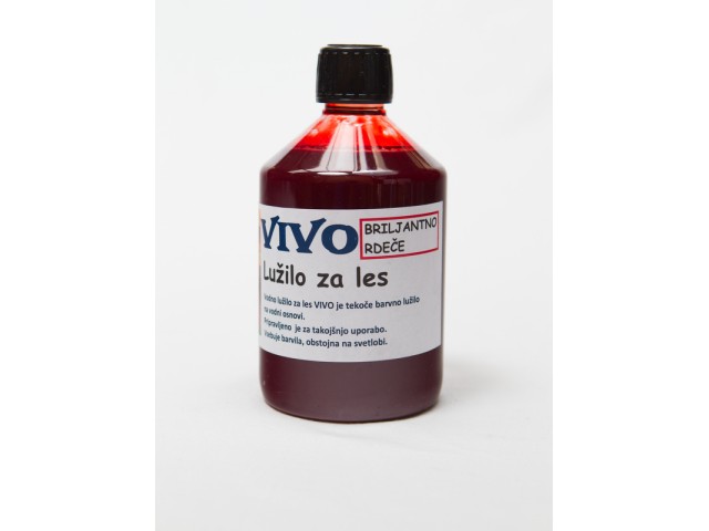 VIVO wood stain BRILLIANT RED 500 ml