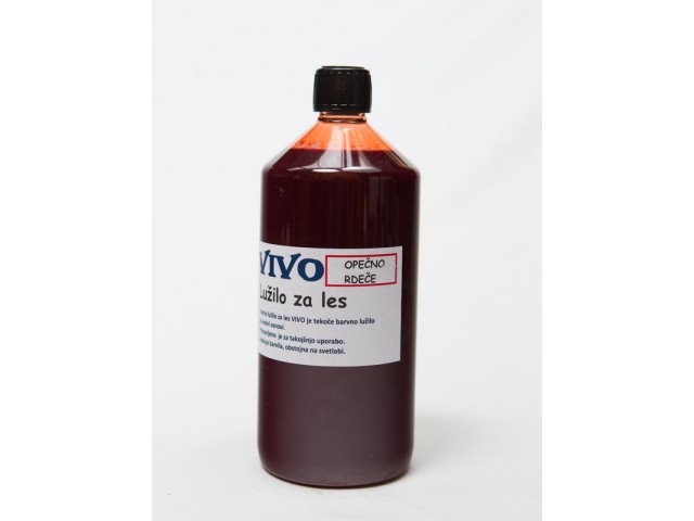 VIVO wood stain BRICK RED 1 l