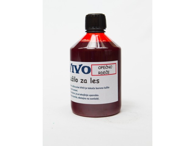 VIVO wood stain BRICK RED 500 ml