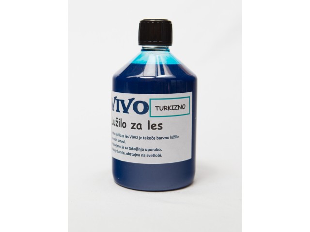 VIVO wood stain TURQUOISE 500 ml