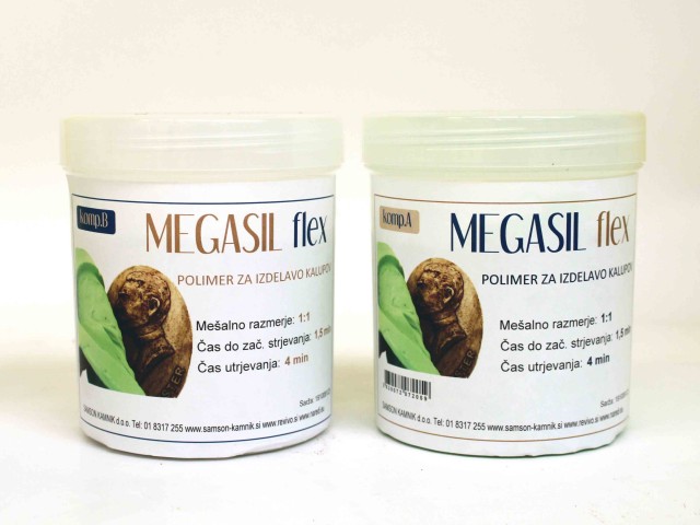 MEGASIL FLEX polimero per la realizzazione di stampi 1 + 1 kg