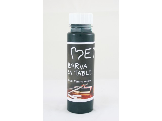 MEMO - BARVA ZA TABLE - Temno zelena 250 ml