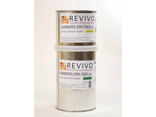 SAMSOFIX EPO-THIX 2:1 gosto pastozno lepilo 1000 g   500 g