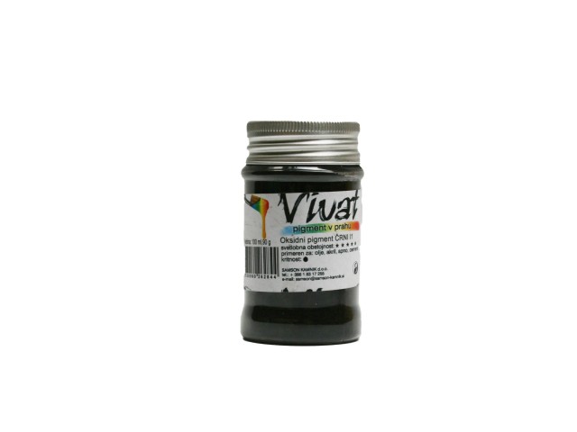 VIVAT oksidni/anorganski pigment INTENZIVNO ČRN 90 g