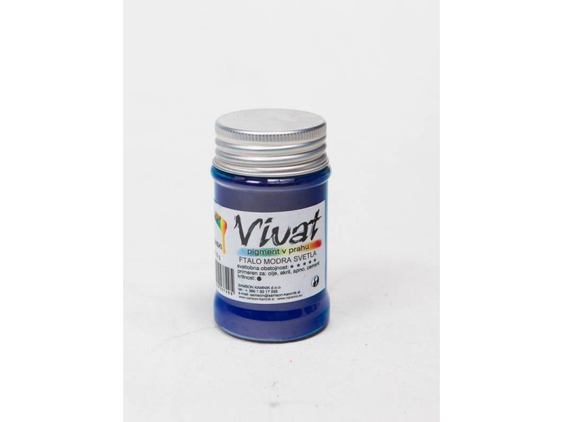 VIVAT organski pigment FTALNO SVETLO MODER 30 g