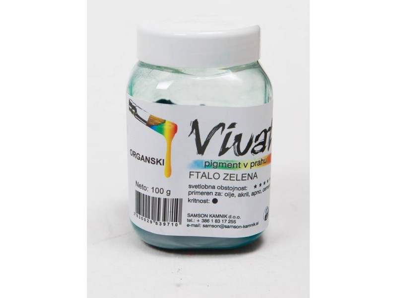 VIVAT organski pigment FTALO ZELEN 100 g