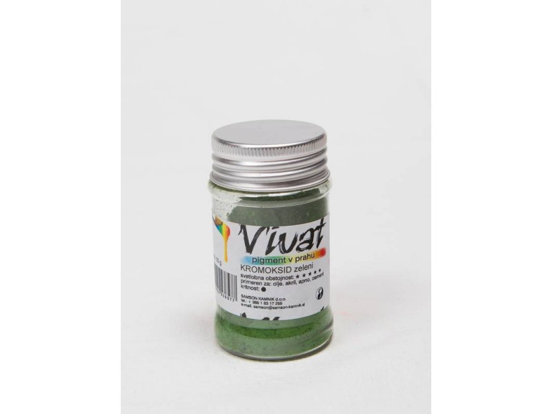 VIVAT oksidni/anorganski pigment KROMOKSID ZELEN 50 g
