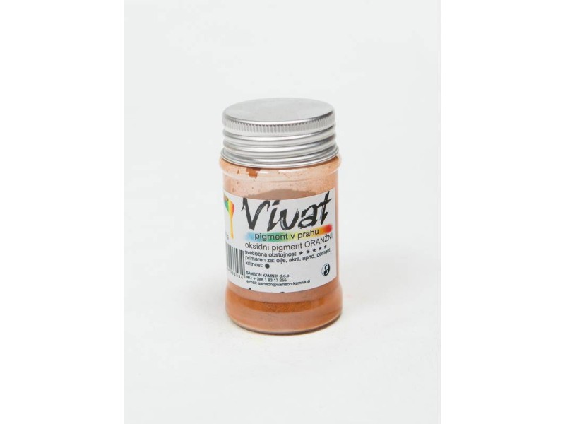 VIVAT oksidni/anorganski pigment ORANŽEN 50 g