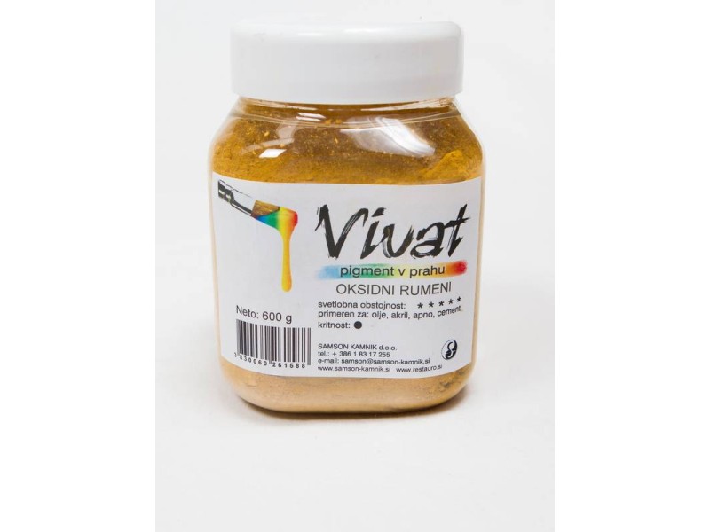 VIVAT oksidni/anorganski pigment RUMEN 600 g