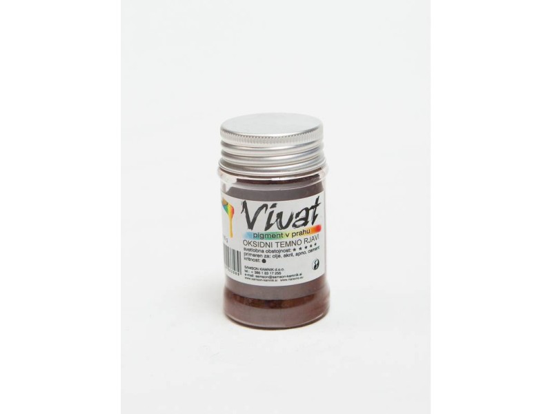 VIVAT oksidni/anorganski pigment TEMNO RJAV 80 g
