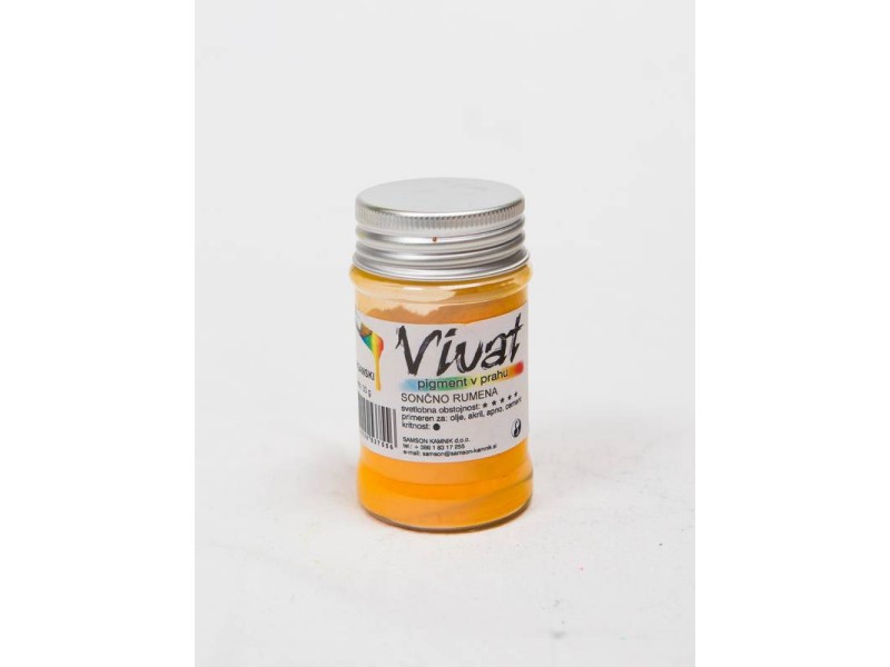 VIVAT organski pigment SONČNO RUMEN 30g