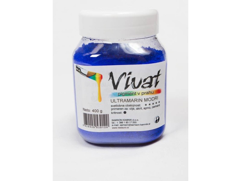 VIVAT oksidni/anorganski pigment ULTRAMARIN MODER 400 g