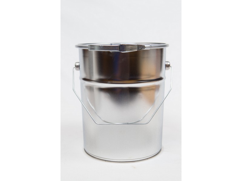METAL bucket with lid 5 l
