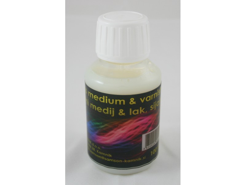 ACRYLIC medium and varnish, glossy 100 ml