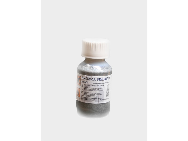 Liquid SILVER imitation Metallic powder 100 ml