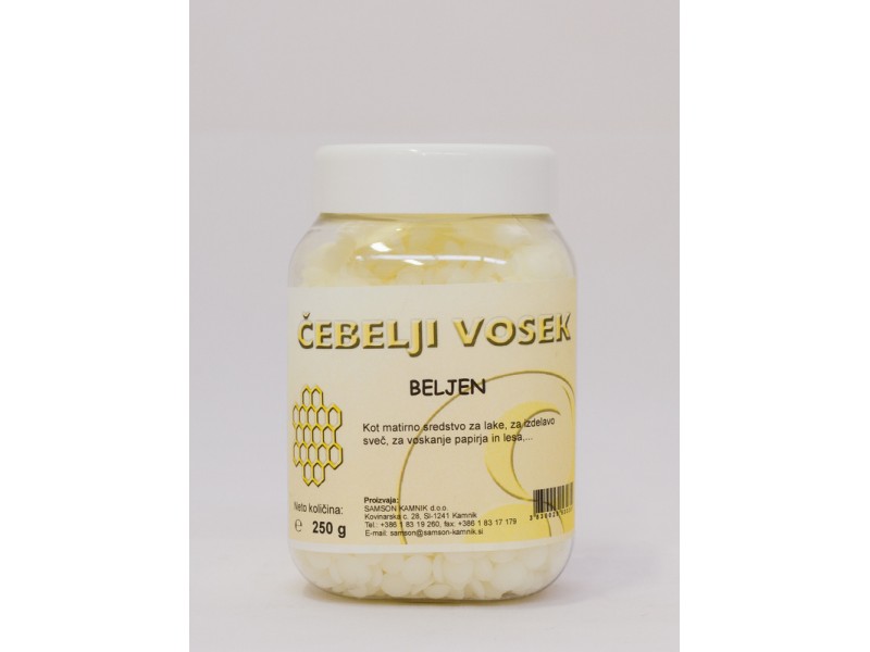 BEESWAX BLEACHED 250  g