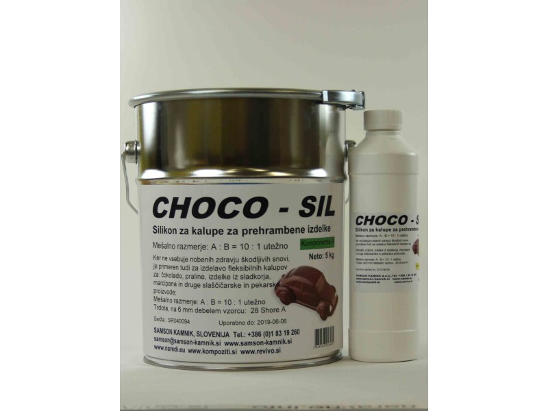 CHOCOSIL food grade silicone rubber 5 kg + 500 g