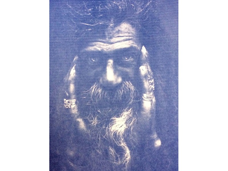 Indigo print