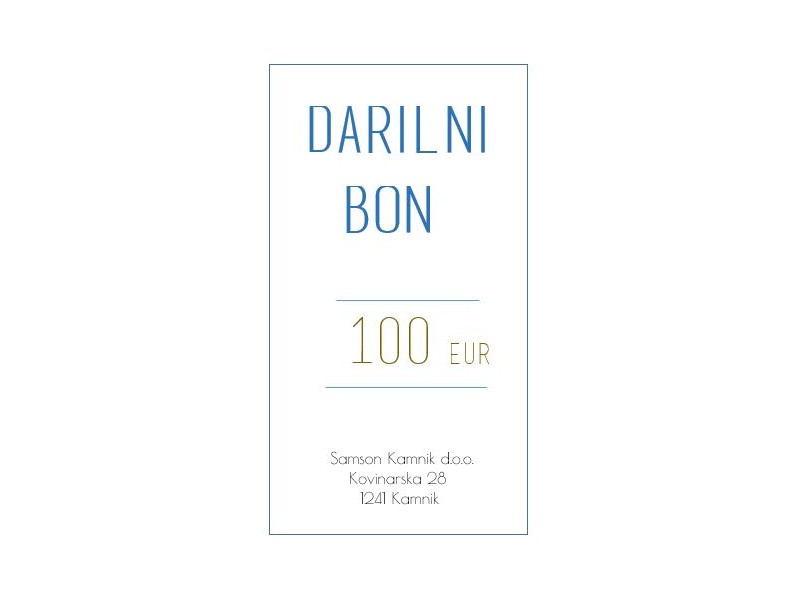 DARILNI BON 100 EUR