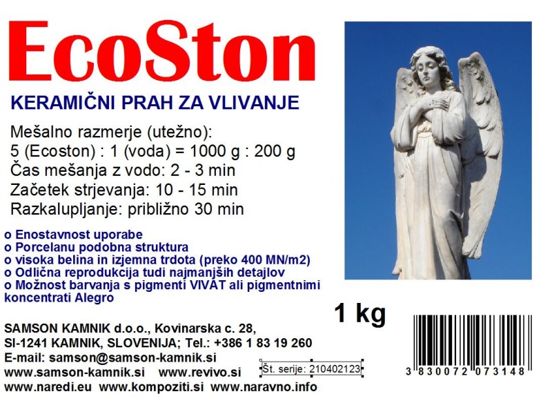 ECOSTON keramični prah za vlivanje 25 kg