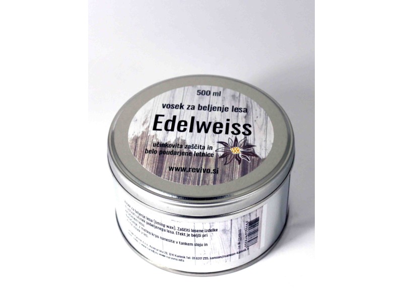 EDELWEISS beli apneni vosek 500 ml