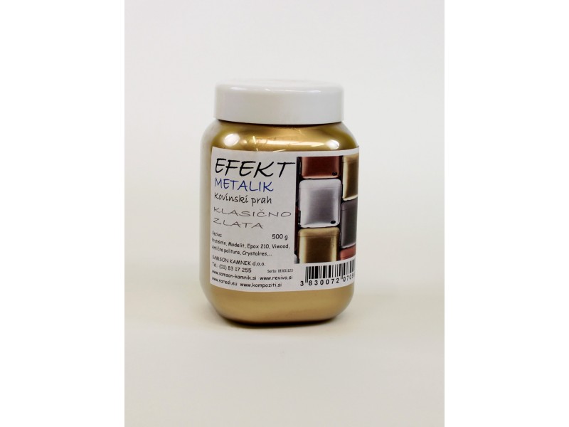EFFECT METALLIC powder CLASIC GOLD 500 g