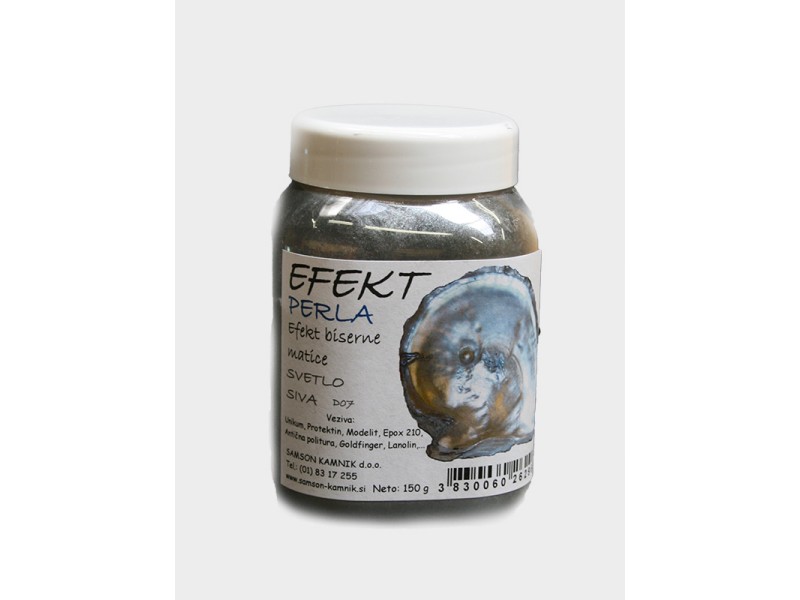 EFFECT PEARL Bright gray D07 pigment 150 g