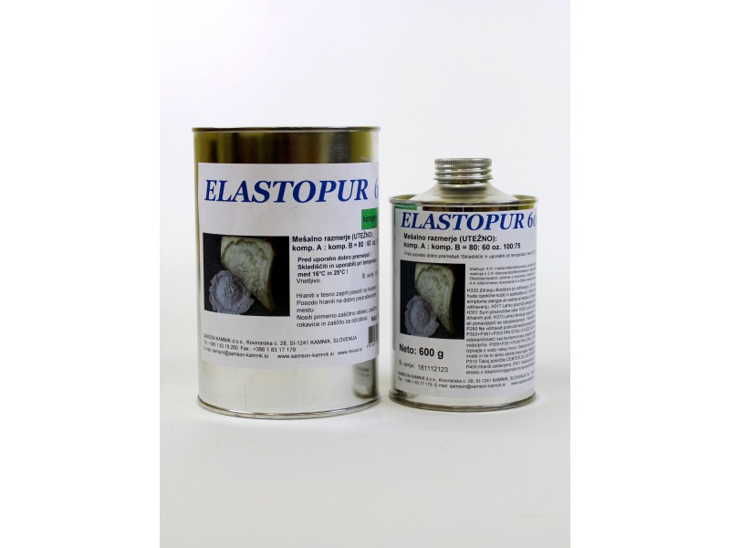 ELASTOPUR 60  za izdelavo elastičnih kalupov  800 g + 600 g