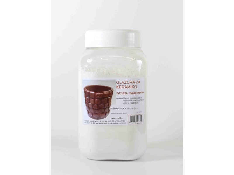 GLAZE transparent, glossy finish 1 kg