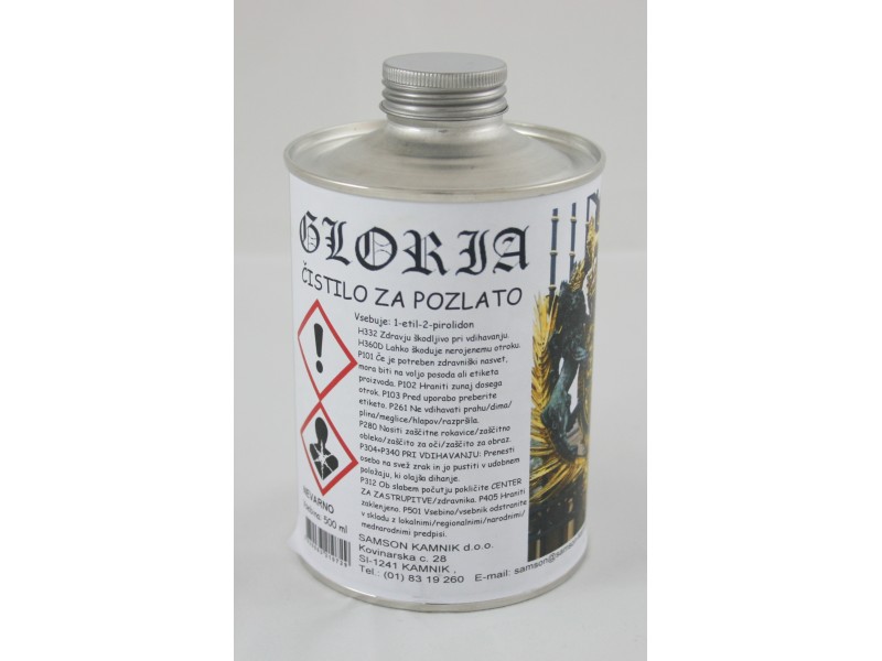 GLORIA cleaning agent for gilded surfaces   500 ml