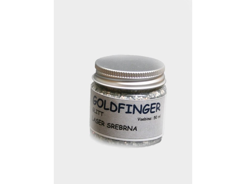 Goldfinger Glit, laser srebrna 50 ml