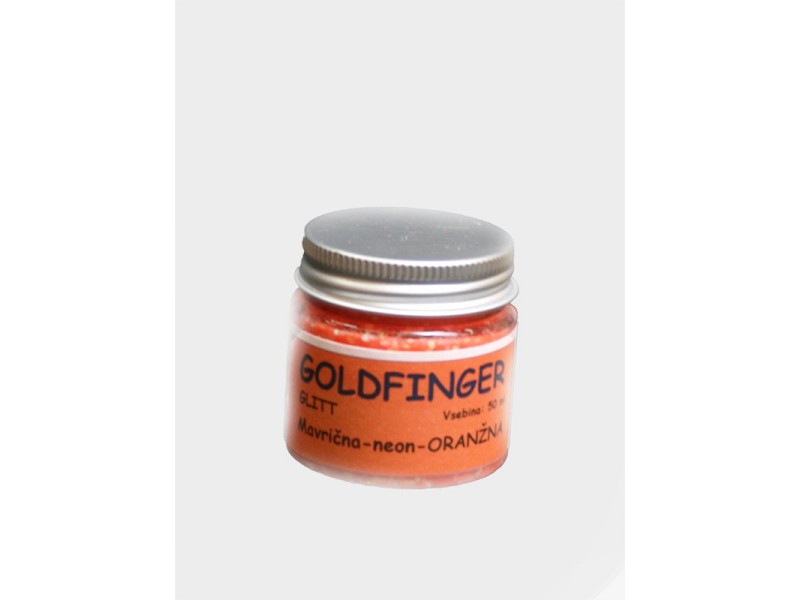 Goldfinger Glit, mavrična neon oranžna 50 ml