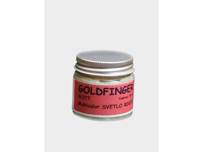 Goldfinger Glit, multicolor svetlo rdeča 50 ml