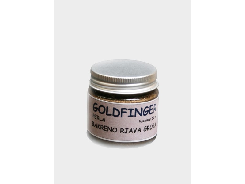 GOLDFINGER PEARL Coarse copper brown 50 ml