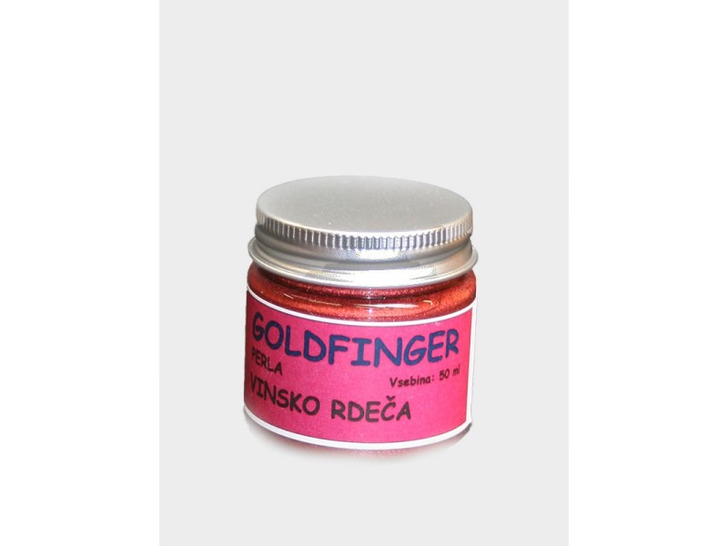 Goldfinger Perla, vinsko rdeča 50 ml