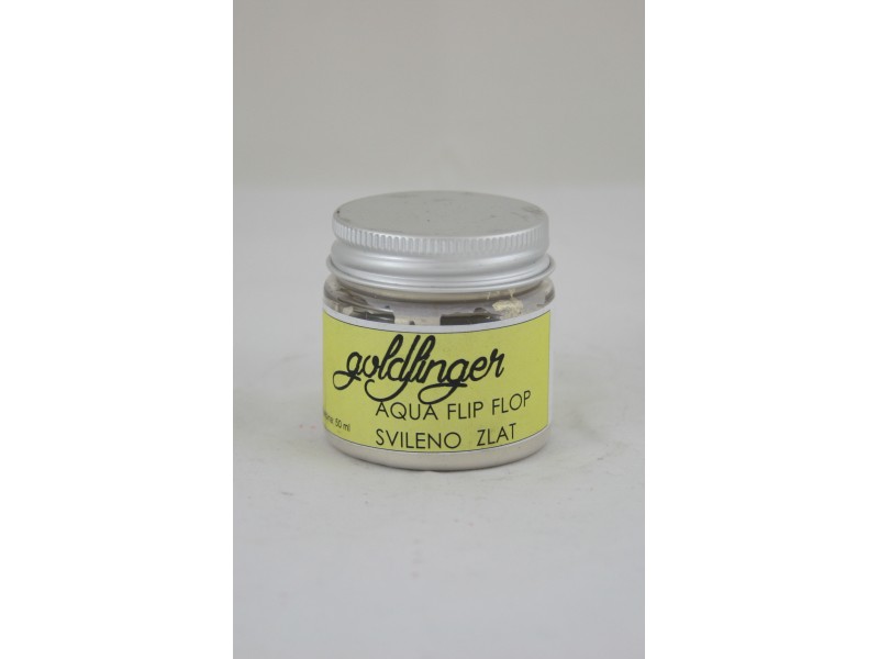 GOLDFINGER AQUA FLIP FLOP SILKY GOLD gilders WATER BASED wax paste   50 ml