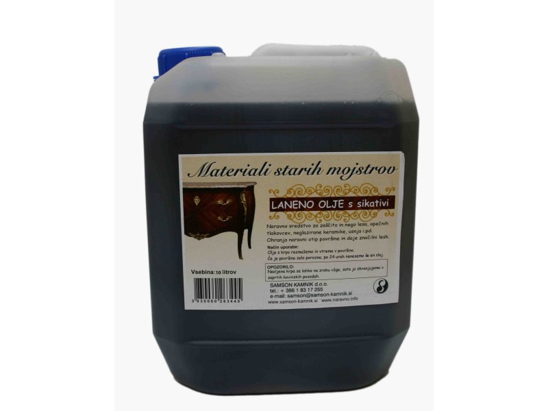 LINSEED OIL with siccatives 10 l