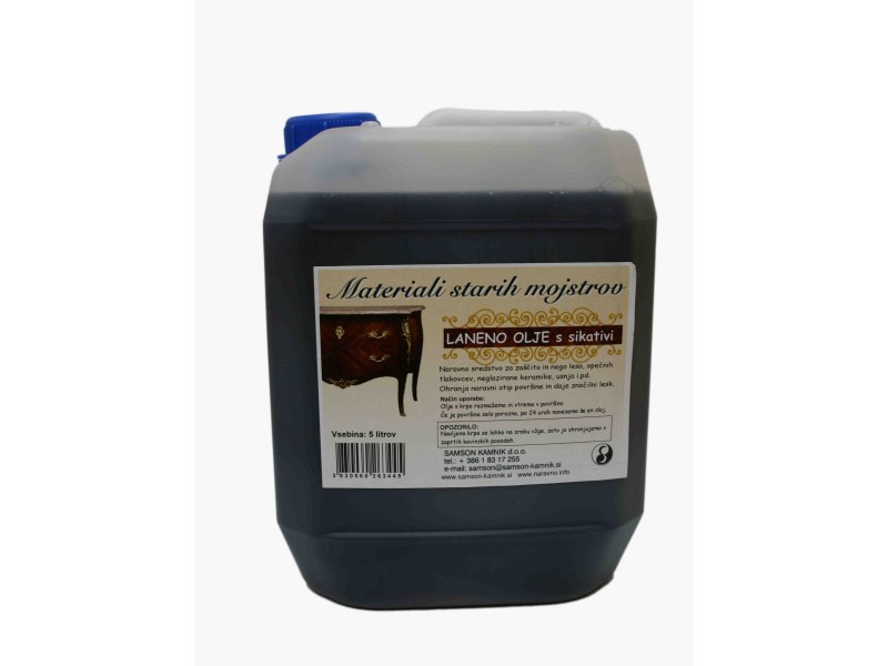 LINSEED OIL with siccatives 5 l