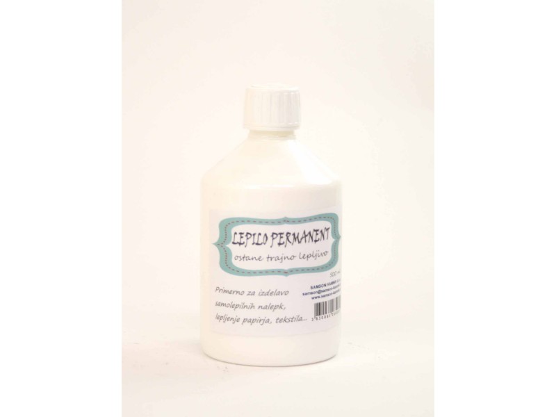 PERMANENT GLUE (stays sticky ) 500 ml