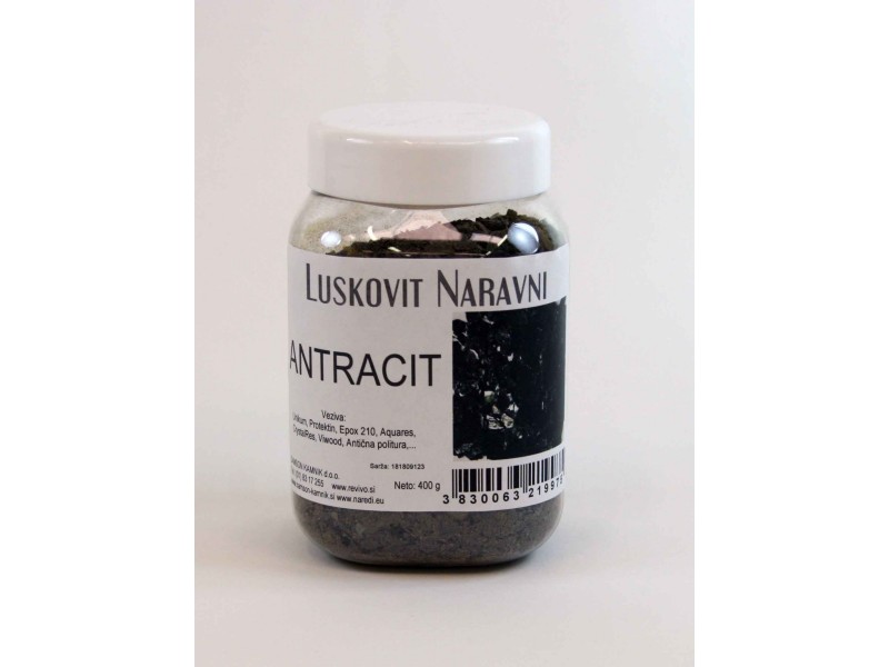 LUSKOVIT natural mica ANTHRACITE 400 g